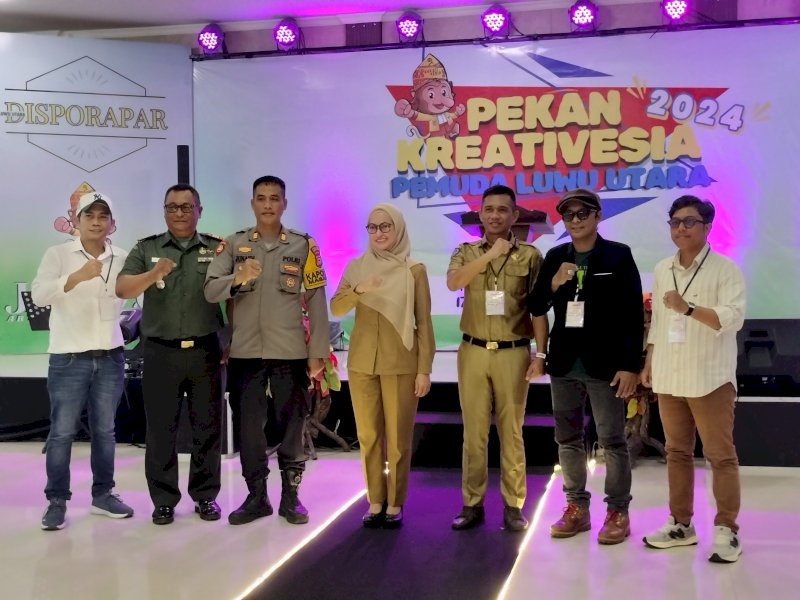 Pekan Kreativesia Pemuda Tingkat Kabupaten Luwu Utara resmi dibuka Bupati Indah Putri Indriani. 