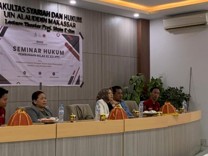 Menuju Milad Ke-XIV, IPPS FSH UIN Alauddin Lakukan Seminar Hukum