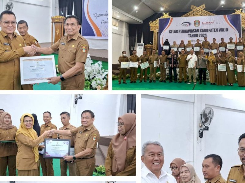 Sekretariat DPRD Kabupaten Wajo meraih award Pelaporan Harta Kekayaan Penyelenggara Negara (LHKPN).