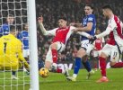 LIGA INGGRIS: Kalahkan Ipswich 1-0, Arsenal Pepet Liverpool 