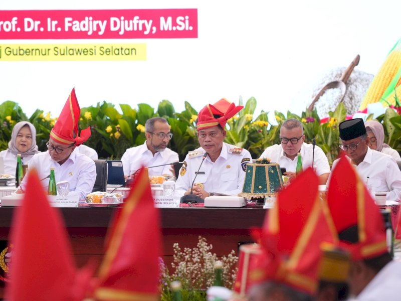 Di Depan 4 Menteri, Fadjry Pamer Pencapaian Sulsel: Kami Terbaik Indeks Ketahan Pangan