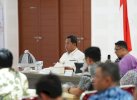 Pimpin Rakor, Pj Gubernur Bahtiar dan Pj Sekprov Evaluasi Kinerja Pemerintahan&nbsp;