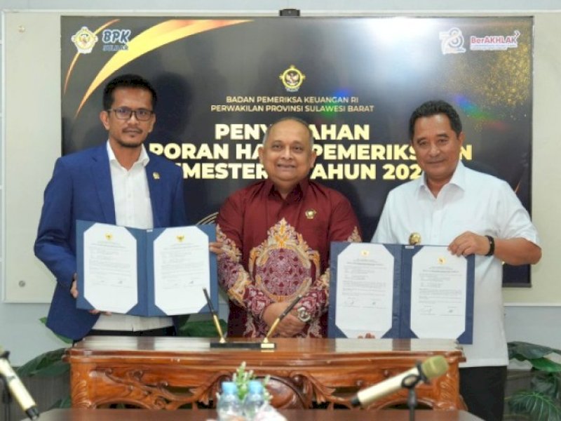 Terima LHP Penanganan Kebencanaan, Pj Gubernur Sulbar Segera Tindak Lanjuti Rekomendasi BPK