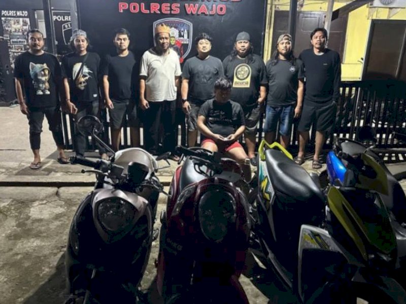 Pelaku curanmnor diamankan  petugas Polres Wajo. 