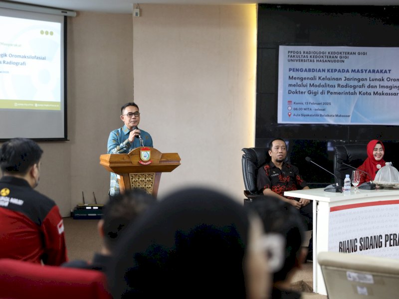 Program Pendidikan Dokter Gigi Spesialis Radiologi Kedokteran Gigi, Universitas Hasanuddin (Unhas) menggelar sosialisasi bagi dokter gigi. 