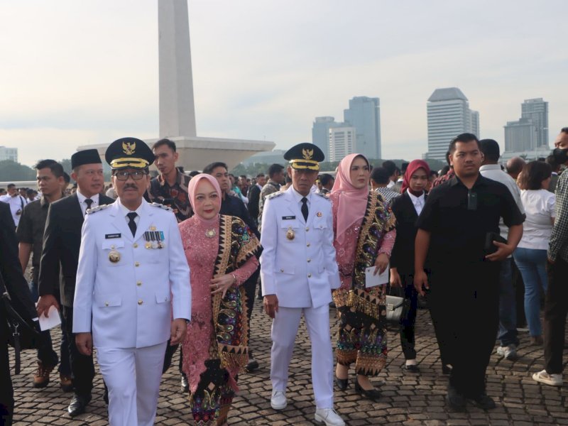 Presiden Prabowo Subianto melantik Hamartoni Ahadis dan Romli sebagai Bupati dan Wakil Bupati Lampung Utara. 