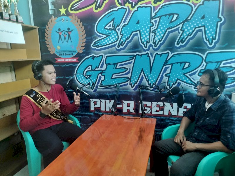 Podcast PIK-R Generik SMAN 4 Luwu Utara. 