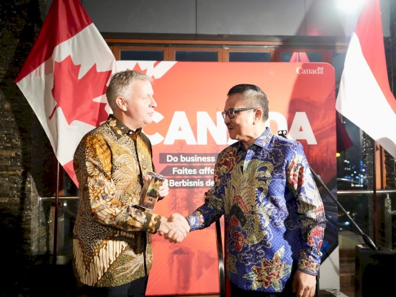 Sekda Sulsel Jufri Rahman bertemu Duta Besar Kanada untuk Indonesia Ambassador Jess Dutton. 