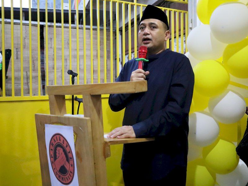 Wali Kota Makassar Munafri Arifuddin meresmikan gedung sekretariat Paraikatte Community yang terletak di Jalan Dangko. 