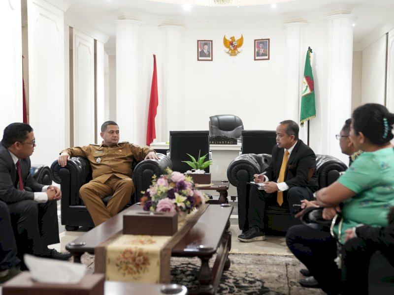 Pengurus Perhimpunan Hotel dan Restoran Indonesia (PHRI) Sulawesi Selatan menemui Wali Kota Makassar Munafri Arifuddin.