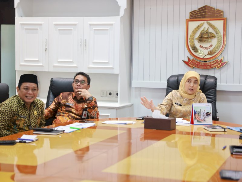 Wakil Wali Kota Makassar Aliyah Mustika Ilham memimpin rapat koordinasi persiapan keikutsertaan Kota Makassar dalam Rapat Kerja Nasional (Rakernas) XVIII APEKSI. 