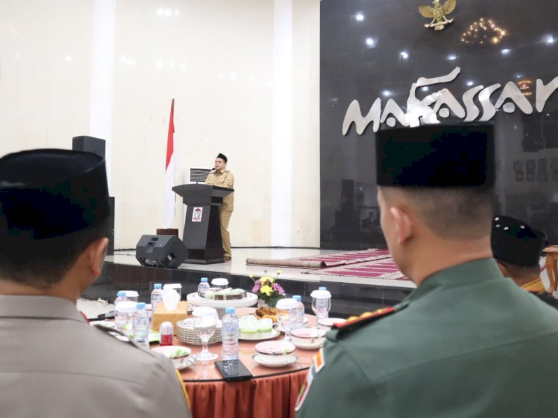 Wali Kota Munafri Arifuddin buka puasa bersama jajaran Forum Koordinasi Pimpinan Daerah (Forkopimda) dan para purna bakti Aparatur Sipil Negara (ASN) di Rumah Jabatan Wali Kota