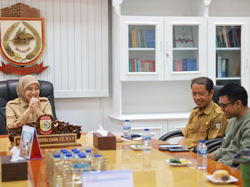 Wakil Wali Kota Makassar, Aliyah Mustika Ilham menerima kunjungan audiensi dari UPT SPF SD Negeri Unggulan Monginsidi I. 