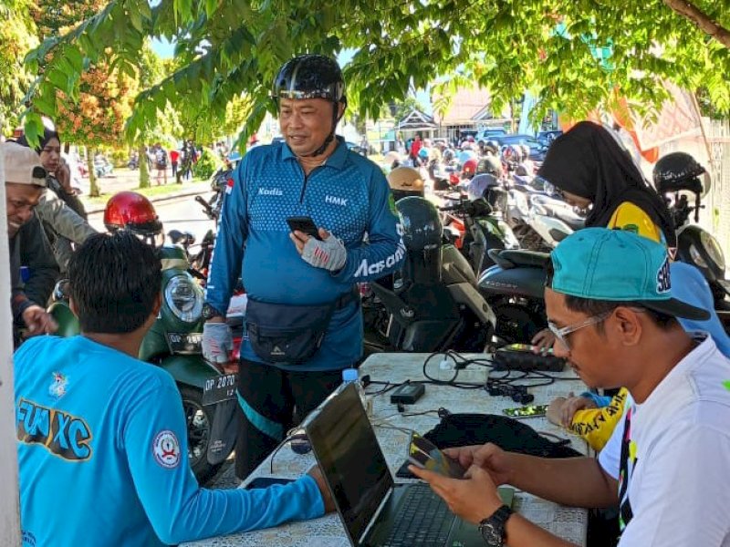 Pendataan IKD di acara CFD Luwu Utara. 