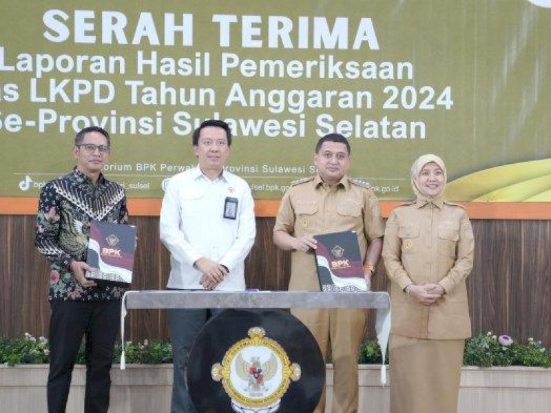 Pemerintah Kota (Pemkot) Makassar, kembali meraih predikat opini Wajar Tanpa Pengecualian (WTP) dari Badan Pemeriksa Keuangan (BPK) Perwakilan Provinsi Sulsel. 