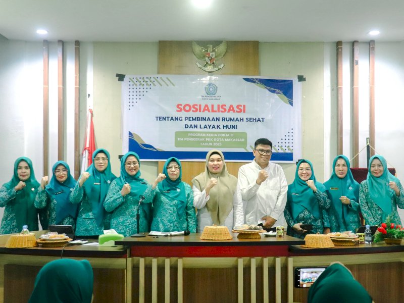 Sosialisasi Rumah Layak Huni, PKK Makassar Ajak Kader jadi Agen Perubahan Lingkungan
