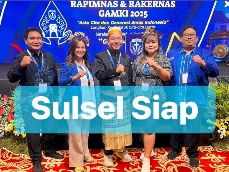 Pengurus GAMKI Sulsel. 