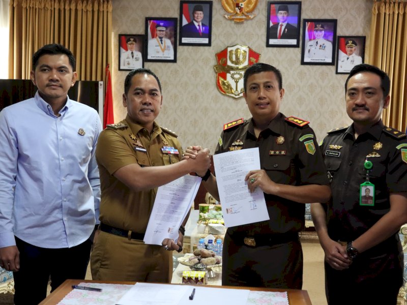 Penandatanganan MoU berlangsung pada Selasa, 03 Juni 2025 di Kantor Bupati Wajo.