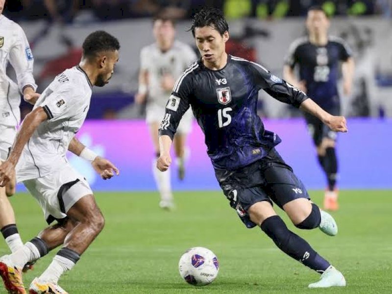 Timnas Indonesia menghadapi Jepang dalam laga kualifikasi Piala Dunia 2026. (int) 
