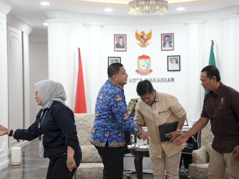 Wali Kota Makassar Munafri Arifuddin menerima komunitas YPN. 