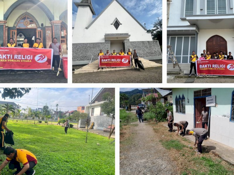 Polres Torut Gelar Bakti Religi di Rumah Ibadah, Kapolres: Wujud Kedekatan Polri-Warga