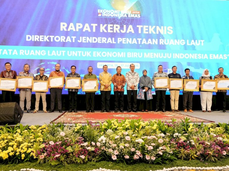 Sulsel Raih Penghargaan Penataan Ruang Laut, Provinsi Pertama Integrasikan RTRW-RZWP3K