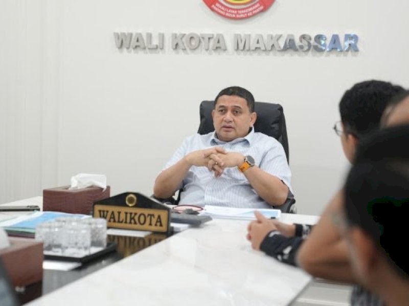 Wali Kota Makassar Munafri Arifuddin, bertemu manajemen GMTD di Balaikota  Makassar. 