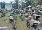Ribuan Peserta Trail Adventure Serbu Wisata Air Panas Pincara Luwu Utara