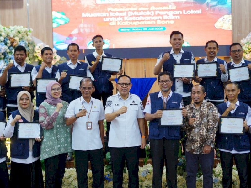 Peluncuran Bahan Ajar Muatan Lokal (Mulok) Pangan Lokal untuk ketahanan iklim.