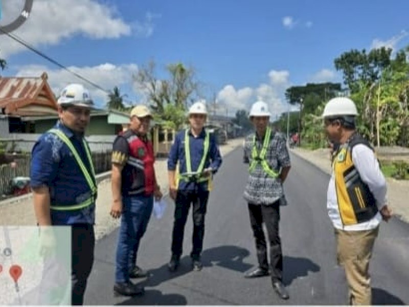 Tim Satgas Bina Jakon Bone Awasi 11 Proyek Pengaspalan Jalan 