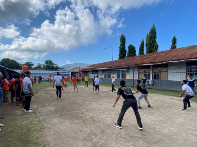 Lapas Kelas IIA Bulukumba menggelar pekan olahraga dalam rangka menyambut HUT Kemerdekaan. 