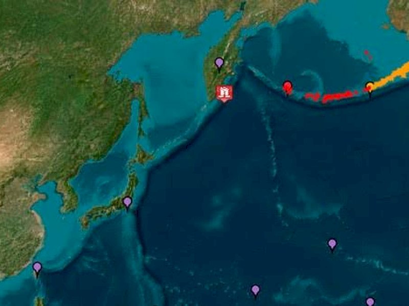 Titik gempa di Rusia. 