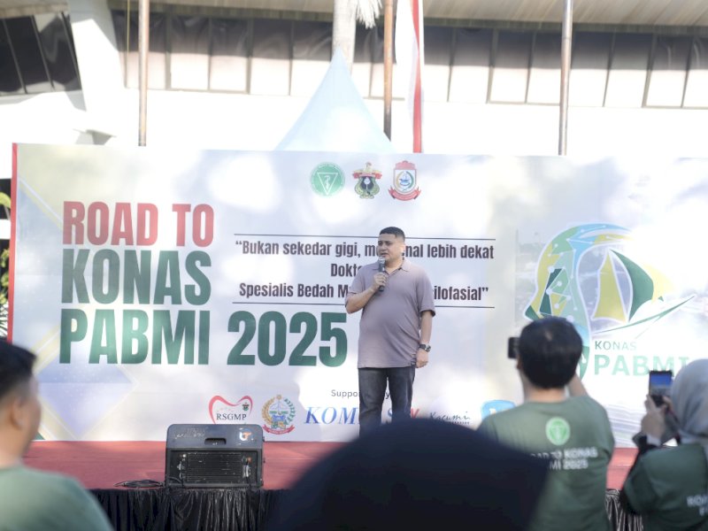 Wali Kota Makassar Munafri Arifuddin, menghadiri rangkaian kegiatan Road to Konas PABMI 2025.