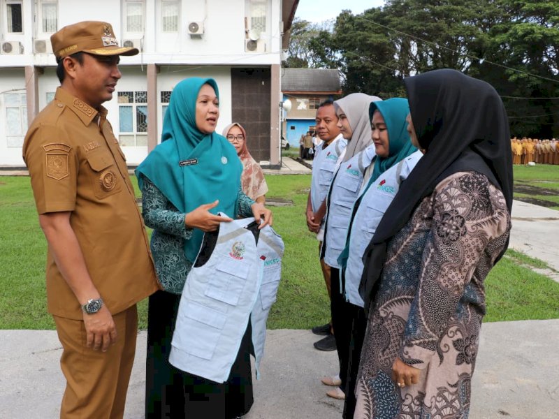 Tim Pendamping Gizi Desa (TPGD) Diterima Bupati Lutra Andi Abdullah Rahim. 