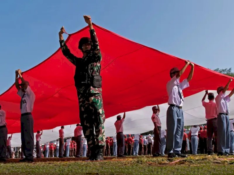 Puncak HUT ke-80 RI, Bendera Sepanjang 80 meter akan Dibentangkan di Lutra 