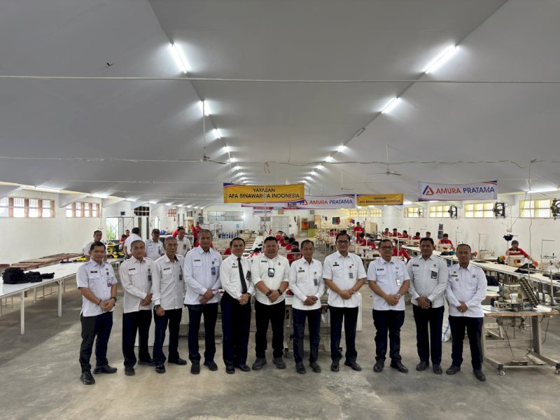 Lapas Kelas I Makassar menerima kunjungan kerja Tenaga Ahli dan Staf Khusus Menteri Imigrasi dan Pemasyarakatan. 