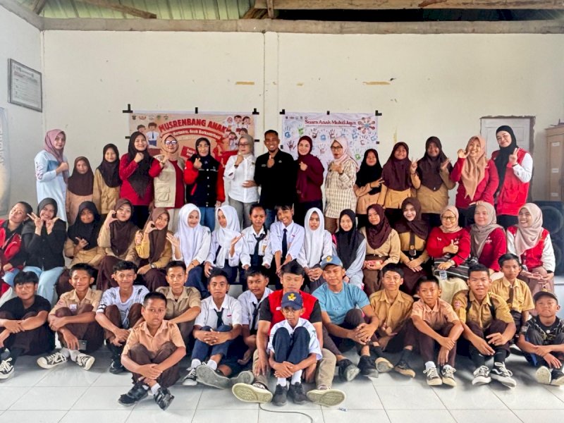 Musyawarah Perencanaan Pembangunan (Musrenbang) Anak di Desa Muktijaya Kecamatan Baebunta Selatan (Bansel), Kabupaten Luwu Utara. 