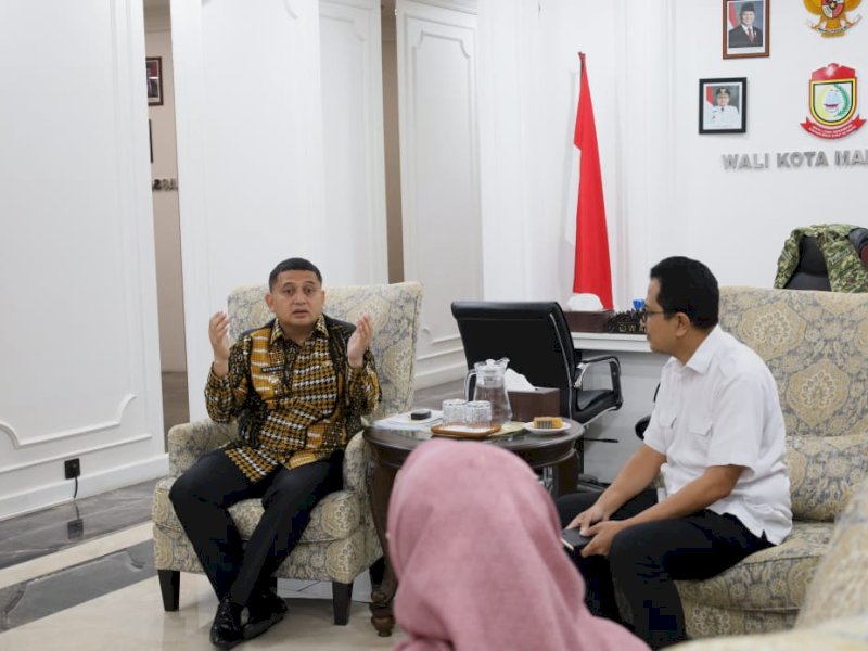 Rapat teknis Pemkot Makassar bersama Balai Besar Wilayah Sungai (BBWS) Jeneberang di Balai Kota. 