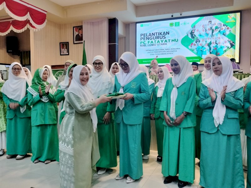 Resmi Dilantik, Fatayat NU Lutra Diharap Intens Bangun Kerja Sama dengan Pemda