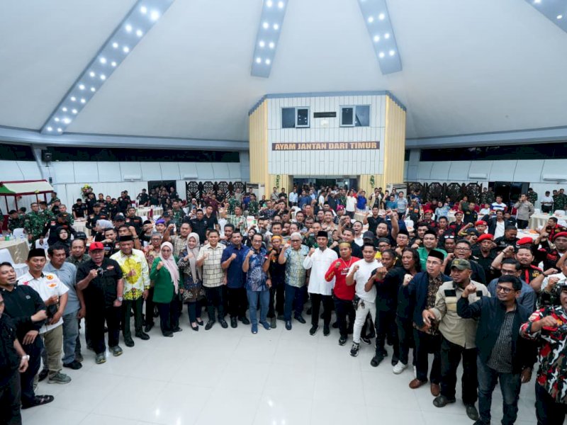 Forkopimda melakukan deklarasi bersama untuk kedamaian Sulsel.