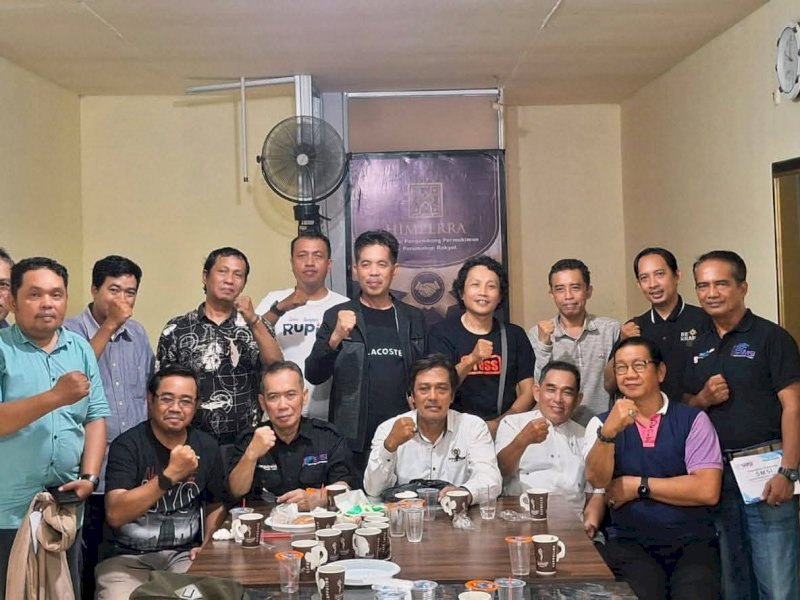 Para pengurus SMSI Sulsel. 