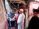 Sudirman Tinjau Lokasi Kebakaran di Jalan Baji Dakka Makassar, Serahkan Santunan 