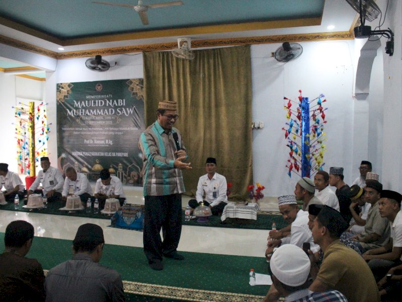 Peringatan Maulid Nabi Muhammad SAW 1447 H/2025 M di Lapas Parepare. 