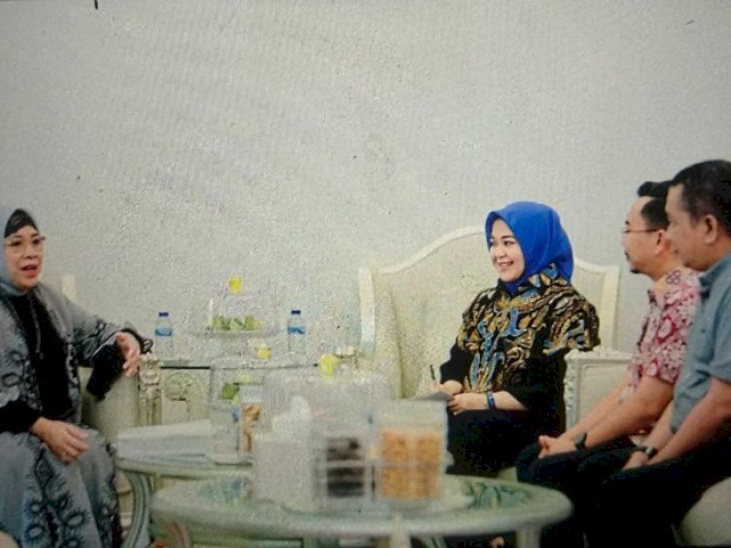 Wagub Sulsel,&nbsp; Fatmawati&nbsp;Rusdi bertemu dubes Kuwait untuk RI. 