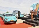 Gubernur Sudirman Luncurkan 200 Taksi Listrik di Makassar, Pertama di KTI 