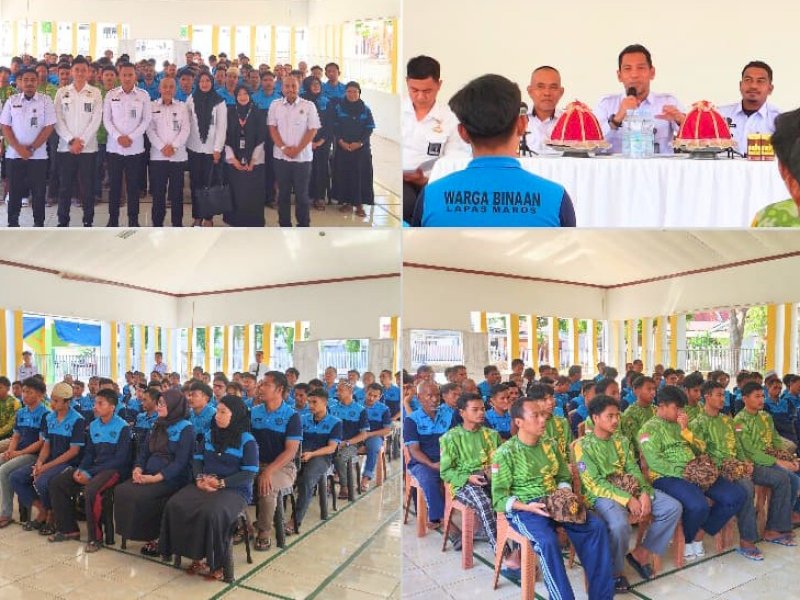 Lapas Maros melaksanakan kegiatan Sidang Tim Pengamat Pemasyarakatan (TPP). 