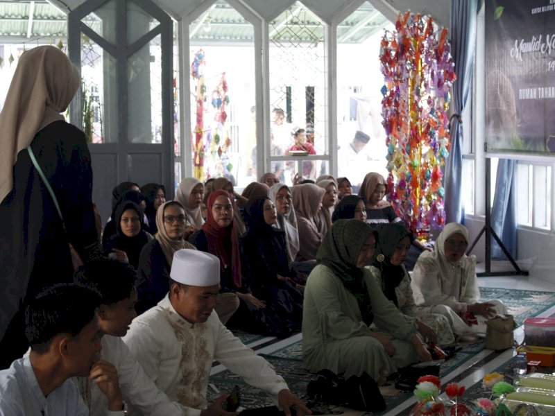 Peringatan Maulid Nabi di Rumah Tahanan Negara (Rutan) Kelas IIB Masamba. 