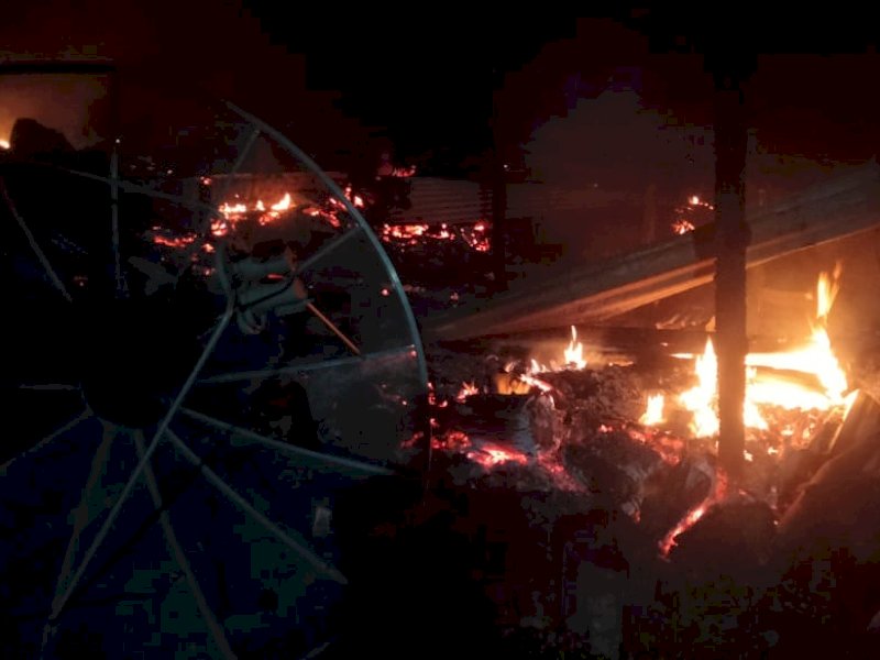 Anak Bakar Rumah Orang Tua di Bone, 2 Sepeda Motor Ikut Ludes 