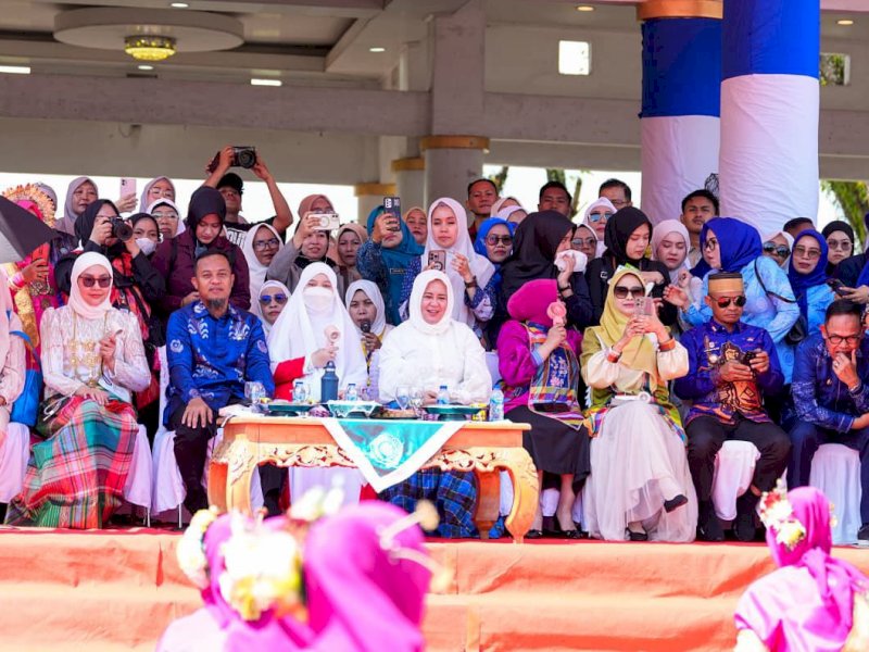 Jambore PKK 2025 di Lapangan Merdeka, Kabupaten Bone. 