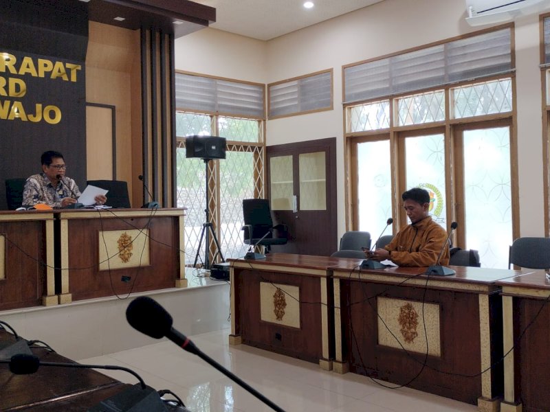 DPRD Wajo menerima aspirasi pedagang RTH Callaccu. 